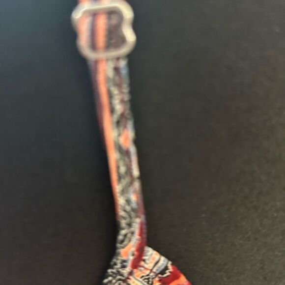 Geometric Red Spaghetti Strap Top - Picture 3 of 5